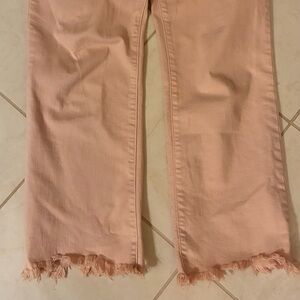 Sneak Peek Soft Pink Apparel with frayed hem